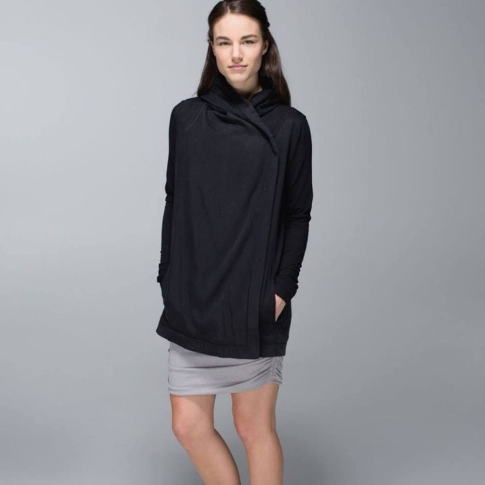 Lululemon Blissed Out Wrap Jacket Organic Cotton and Tencel